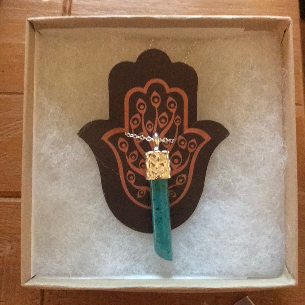 Karma and Luck Turquoise Pendent Necklace